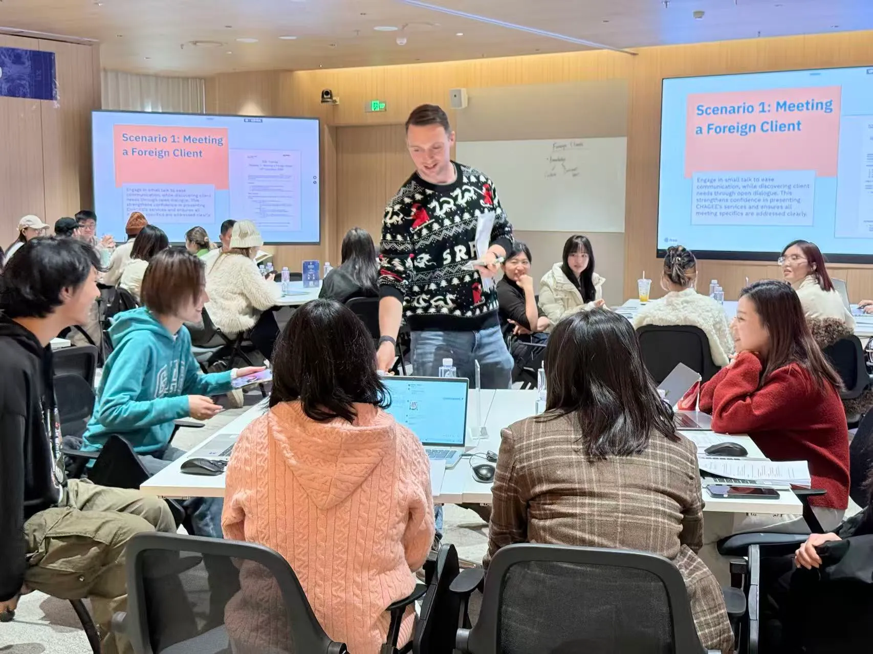 Business English training session